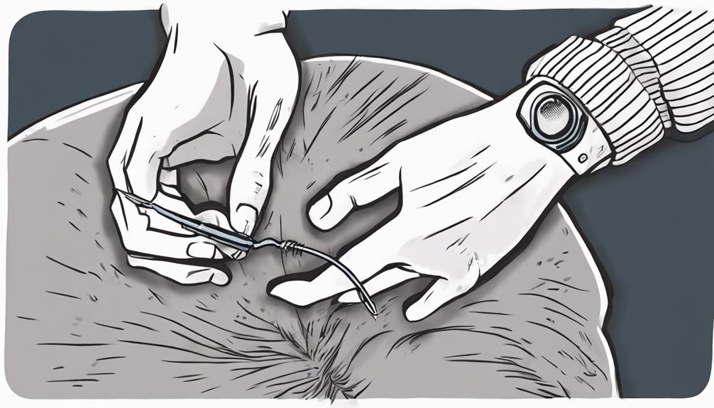 safely removing a tick