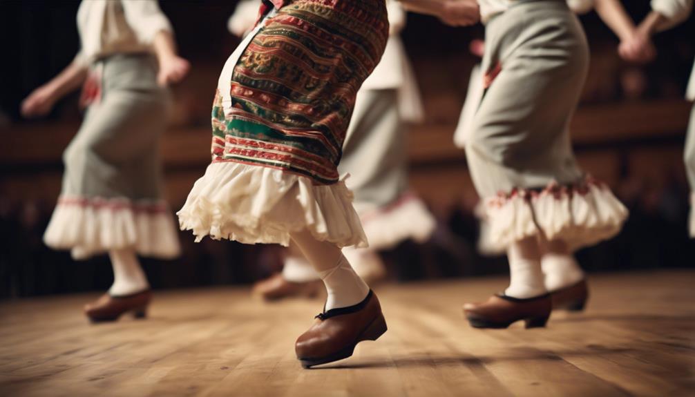 traditional clogging dance style