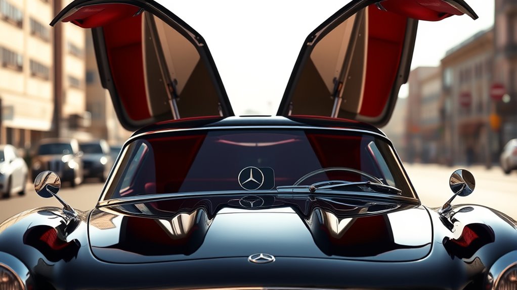gullwing doors symbolize innovation