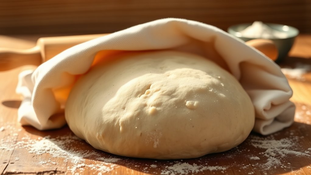 resting dough enhances crust