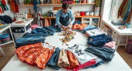 reviving clothes through recycling