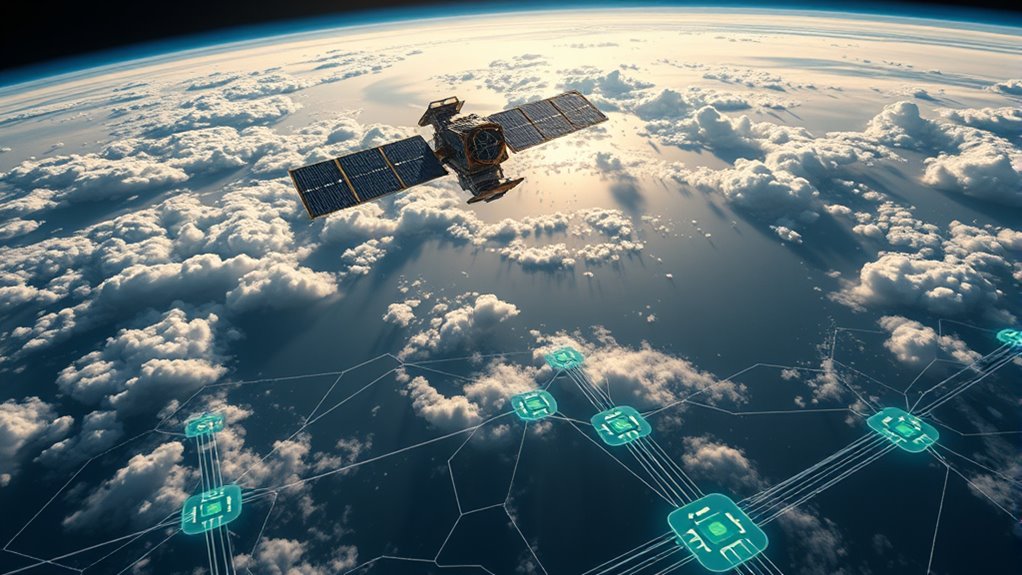 satellites enable rapid trading