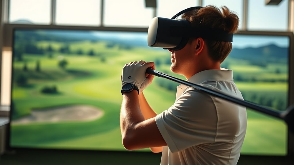 vr enhances golf swing