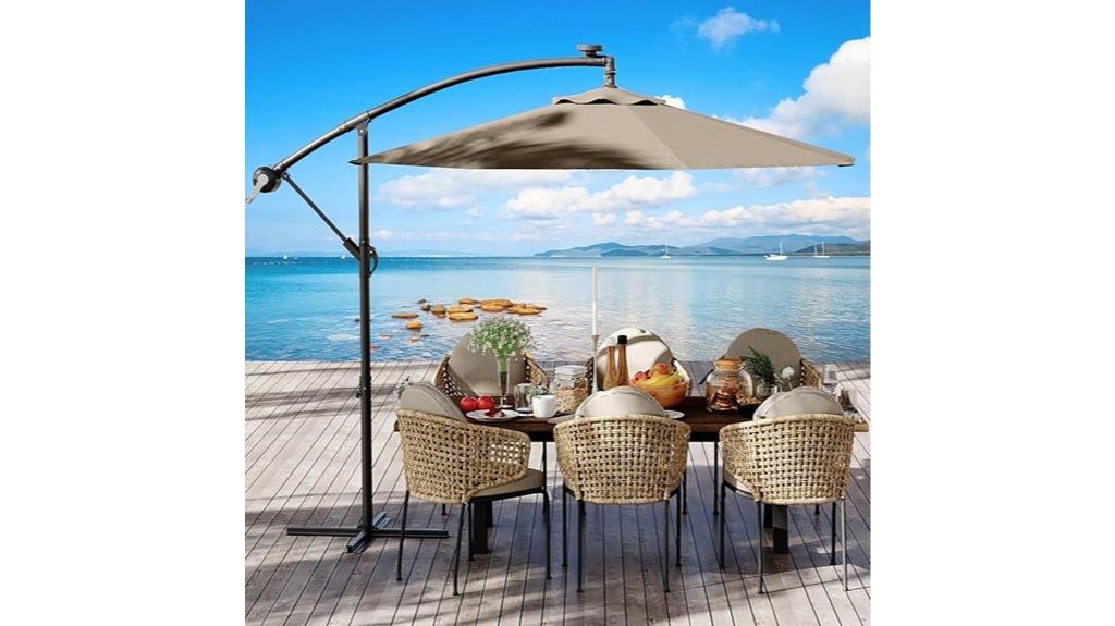 10 foot cantilever umbrella