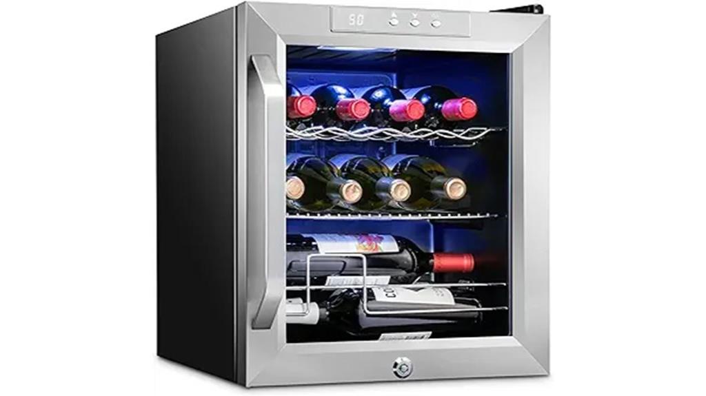 12 bottle compressor cooler