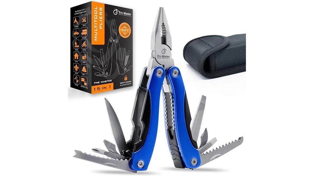 15 in 1 stainless steel multitool