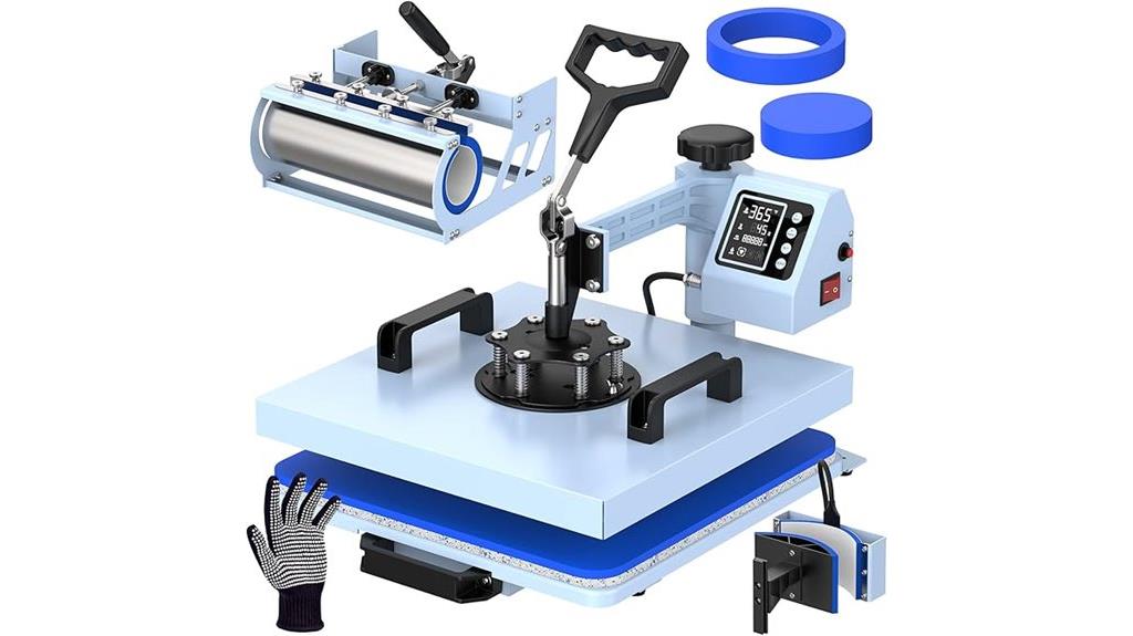 15x15 heat press combo