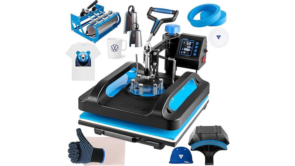 15x15 inch versatile heat press