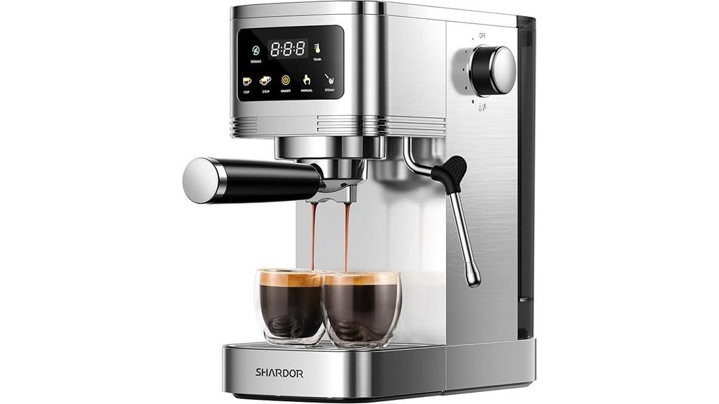 20 bar espresso touchscreen
