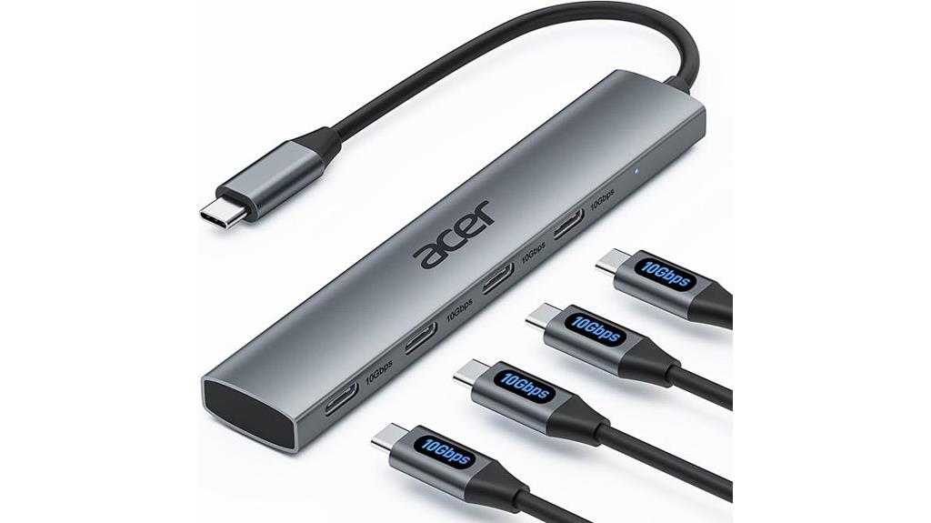 acer usb c hub four ports