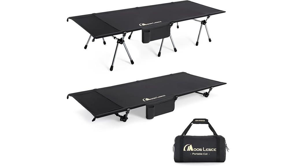 adjustable camping cot