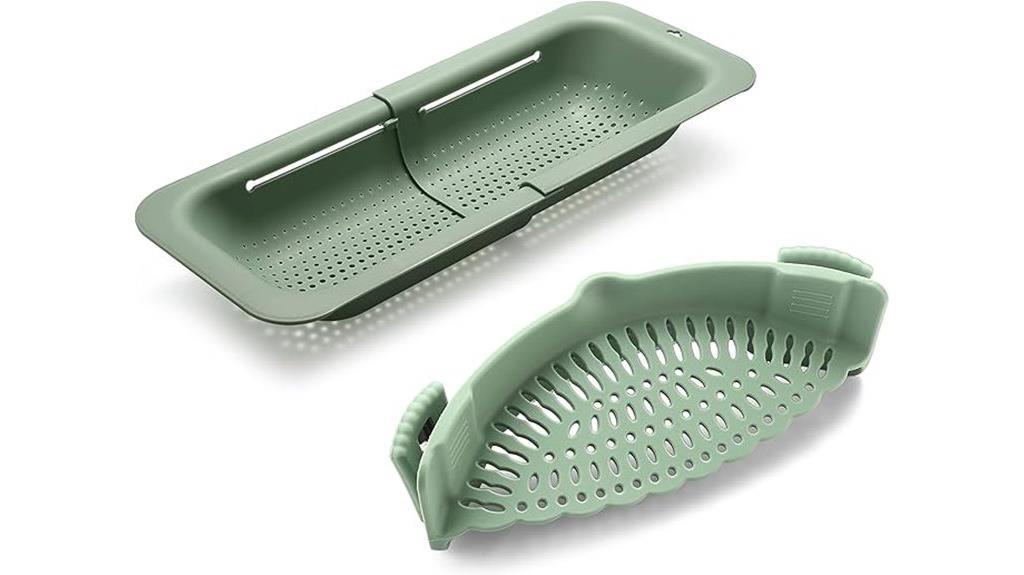 adjustable sink strainer