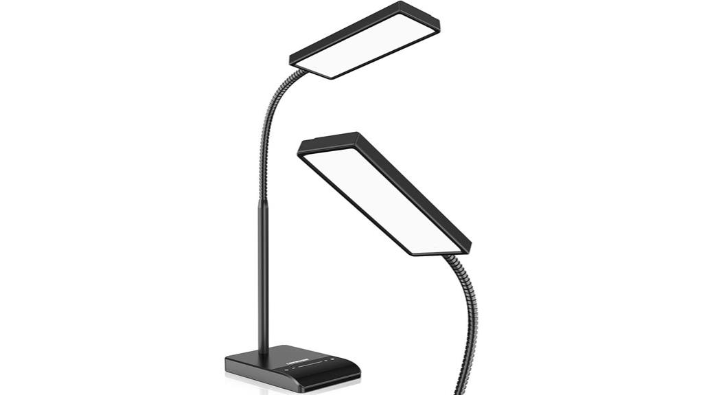adjustable touch control desk lamp