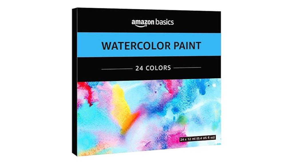 affordable 24 color watercolors