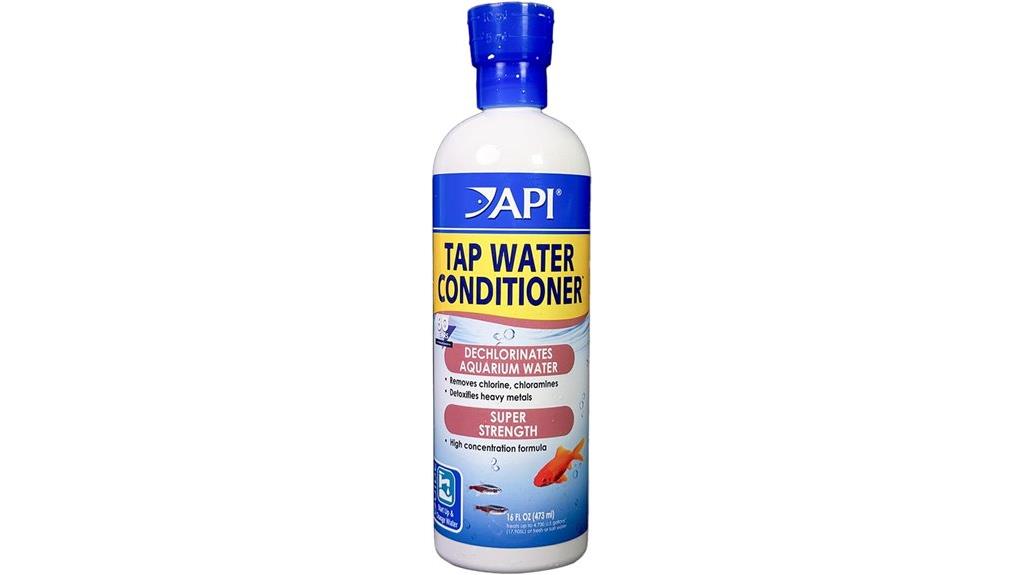 aquarium water conditioner bottle