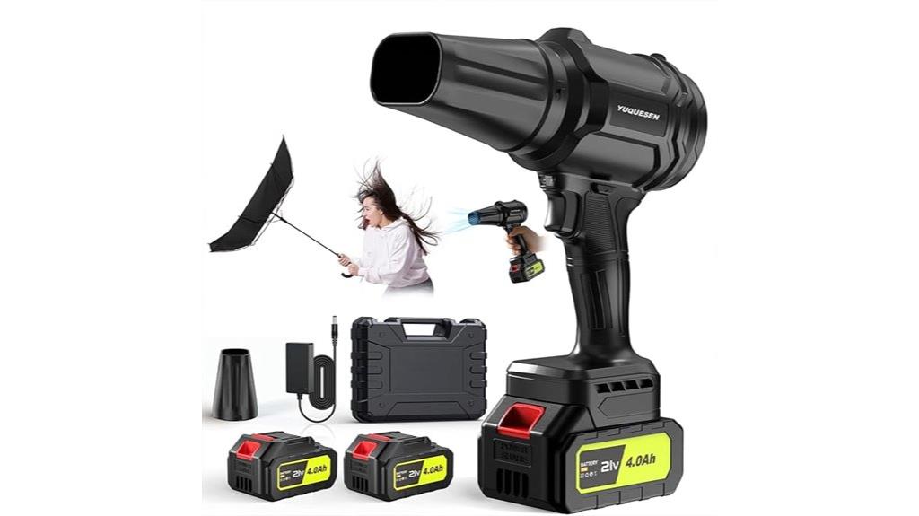 battery powered leaf blower kit