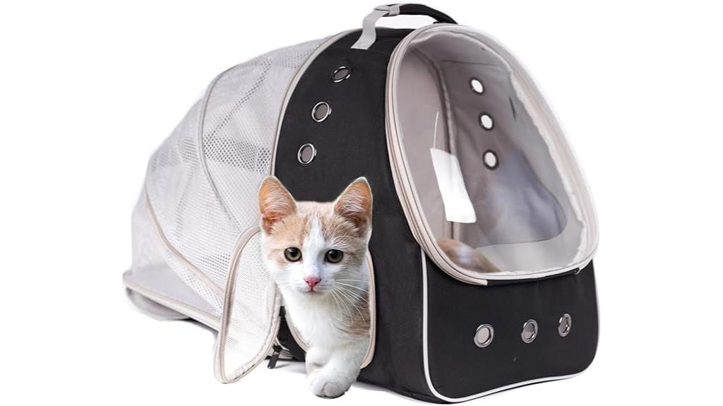 black airline approved pet carrier