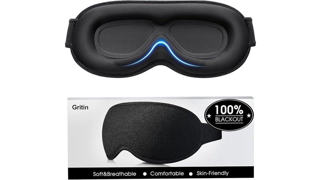 blackout sleep eye mask