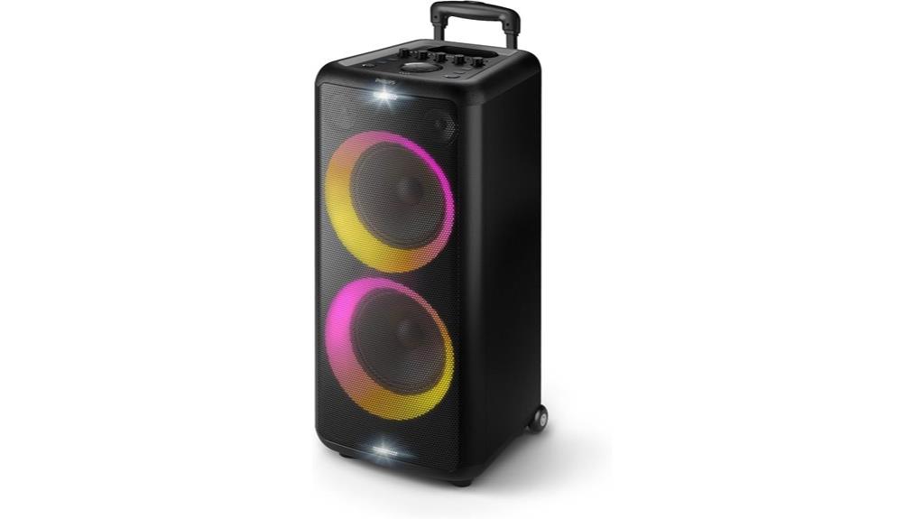 bluetooth portable speaker with wheels