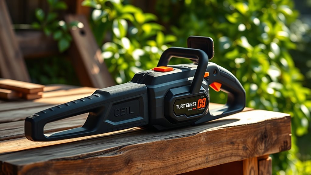 chainsaw power battery safety