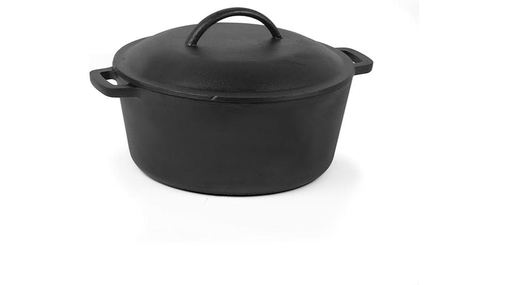 commercial 5 quart cast iron