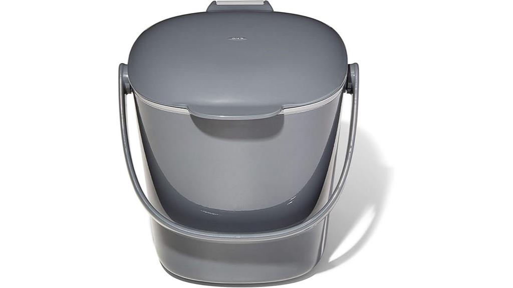 compact charcoal compost bin