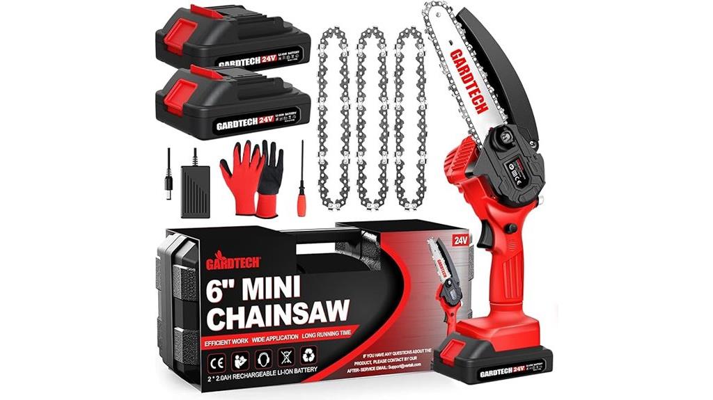 compact cordless mini chainsaw