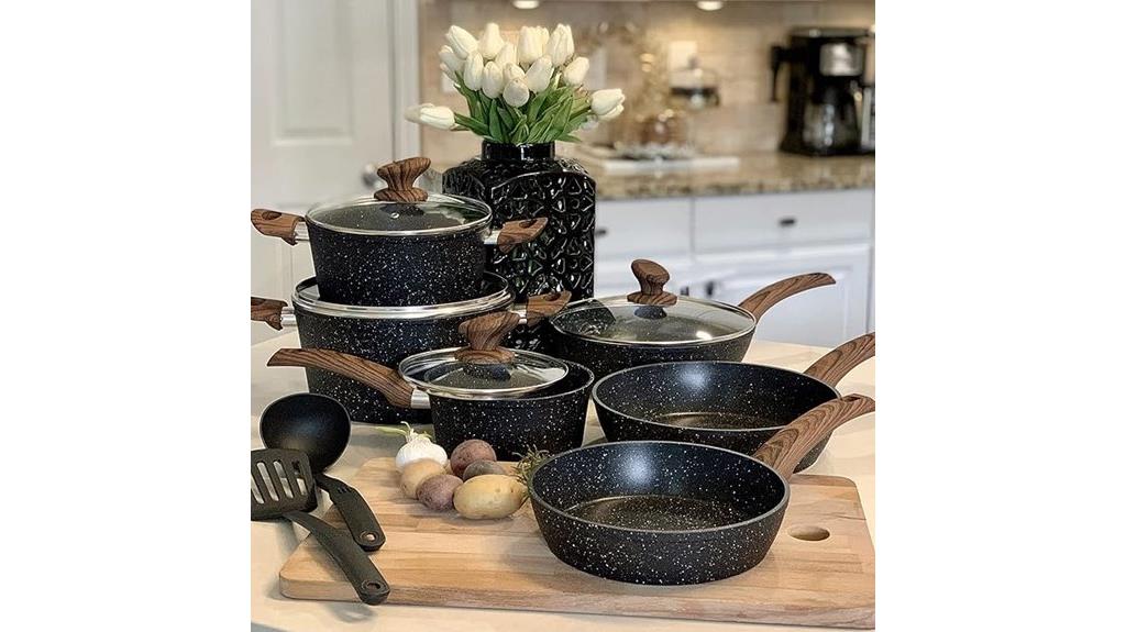 complete 12 piece cookware set