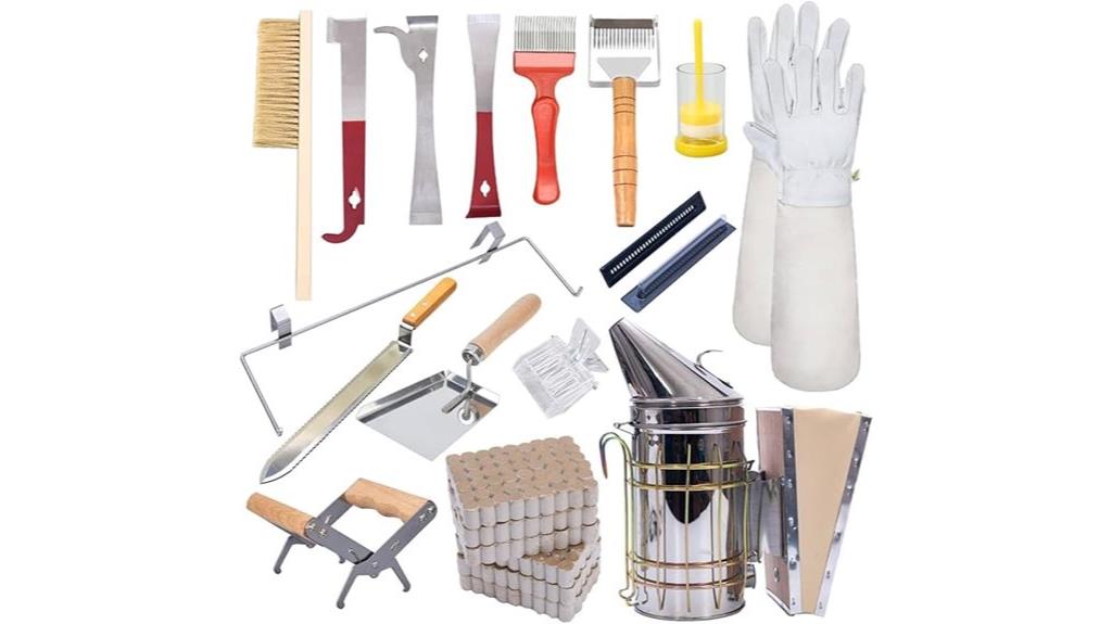 complete 22 piece beekeeping kit