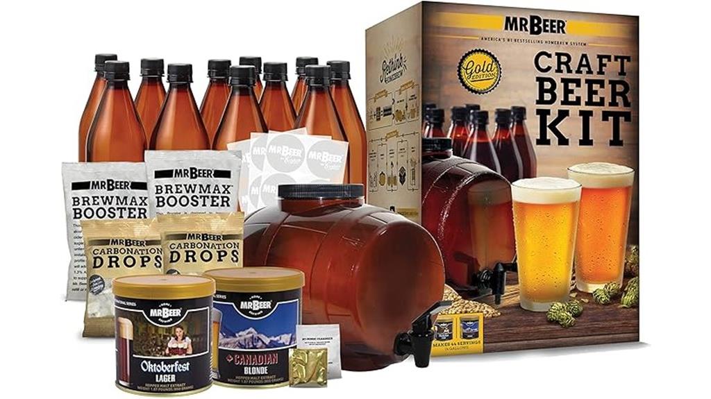 complete 4 gallon homebrew kit