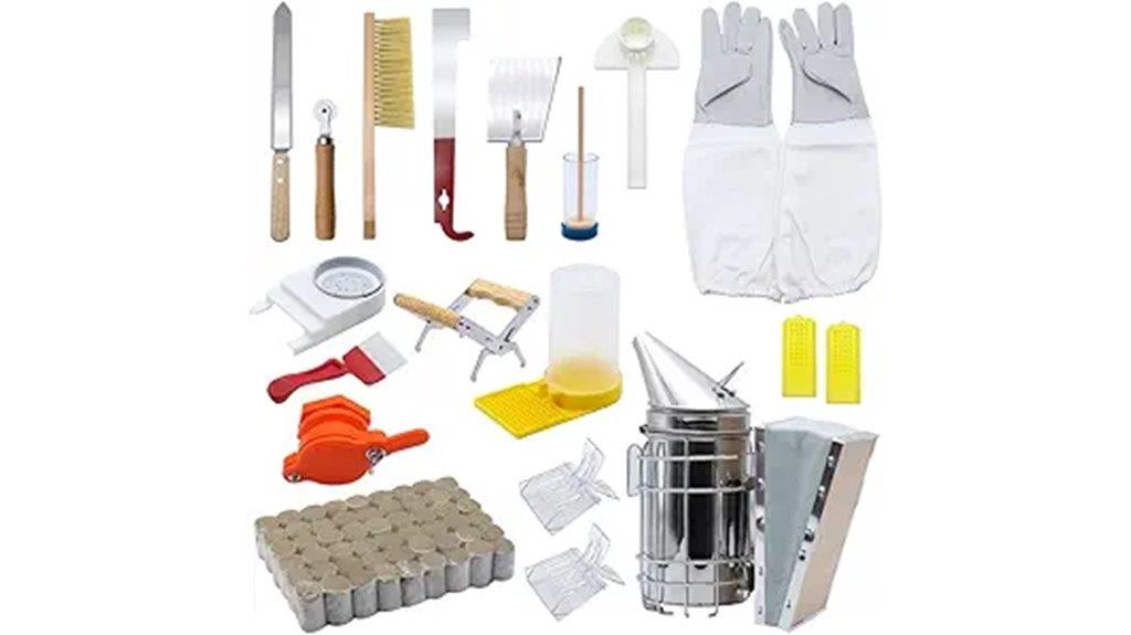 complete beekeeping equipment set