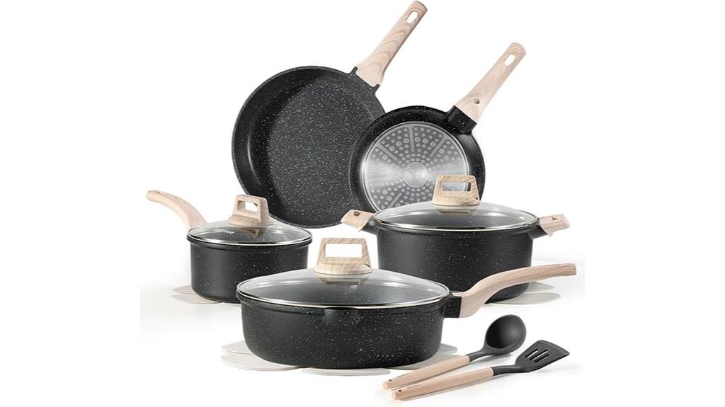 complete non stick cookware set
