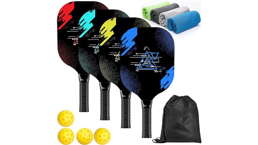 complete pickleball equipment set