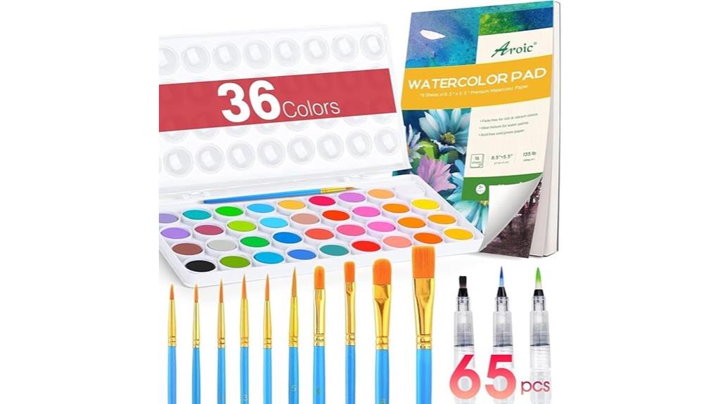 complete watercolor art set