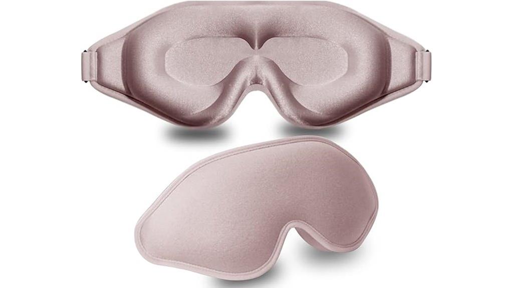 contoured eye mask strap