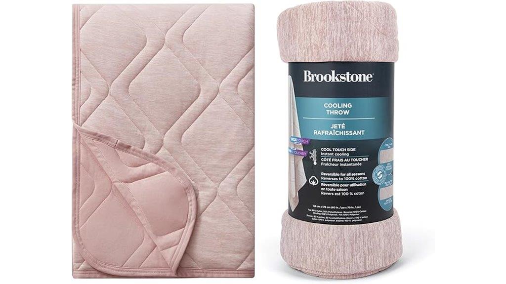 cooling cozy throw blanket
