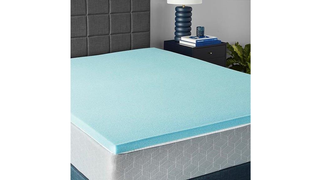 cooling gel infused mattress topper