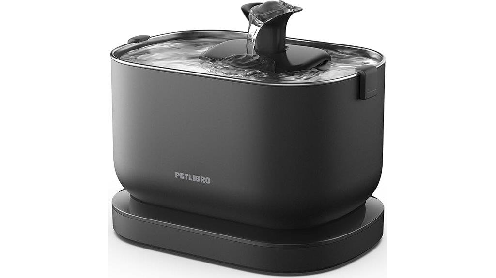 cordless stainless steel fountain