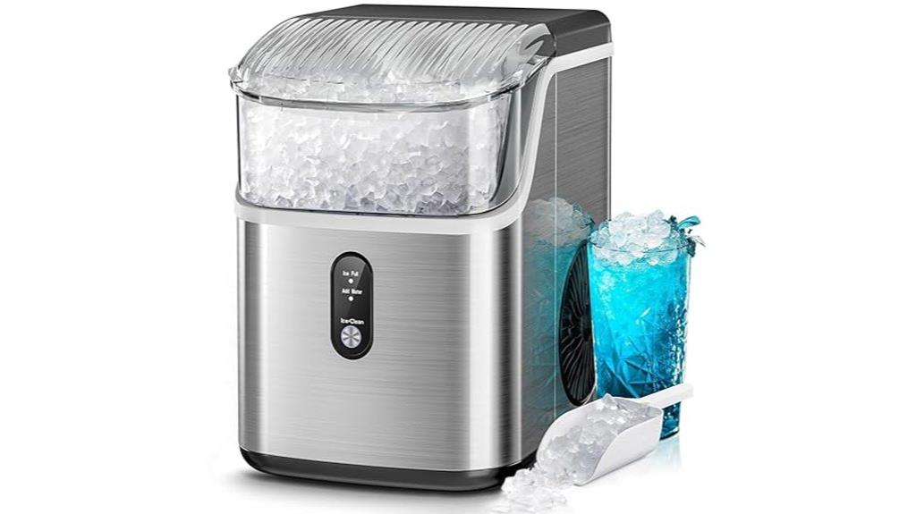 countertop self cleaning ice maker