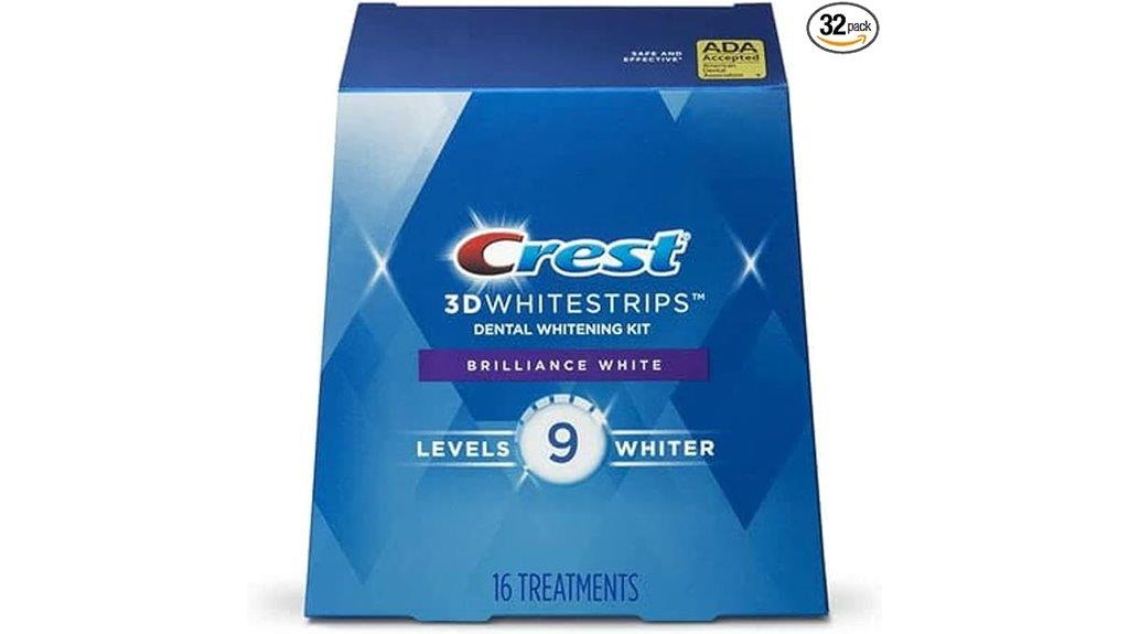 crest 3d whitestrips brilliance