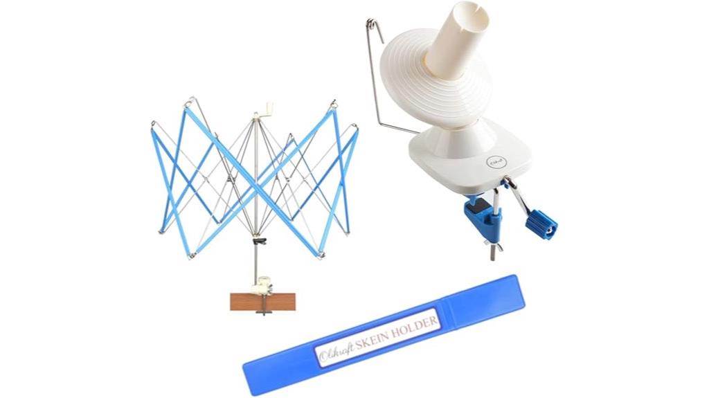 crochet yarn winder set