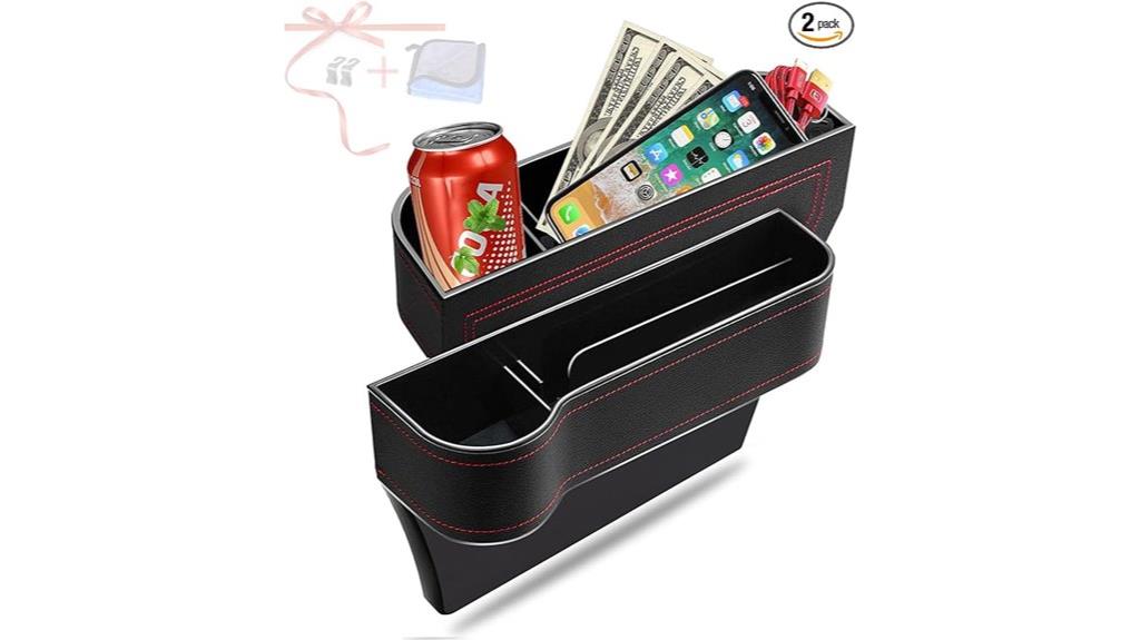 dual car seat gap fillers