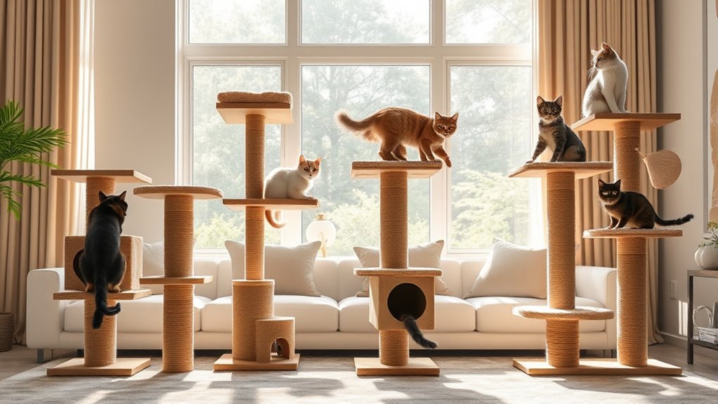 durable scratch resistant cat trees