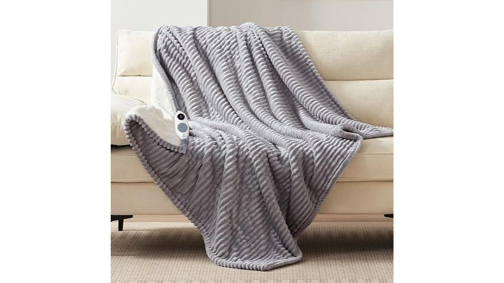 electric sherpa heated blanket
