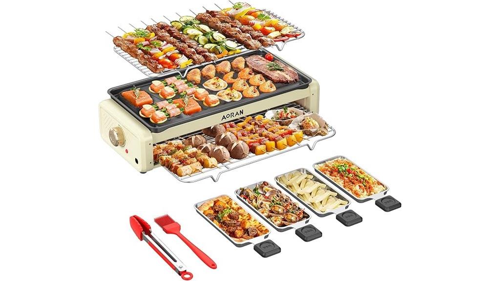 electric smokeless indoor grill