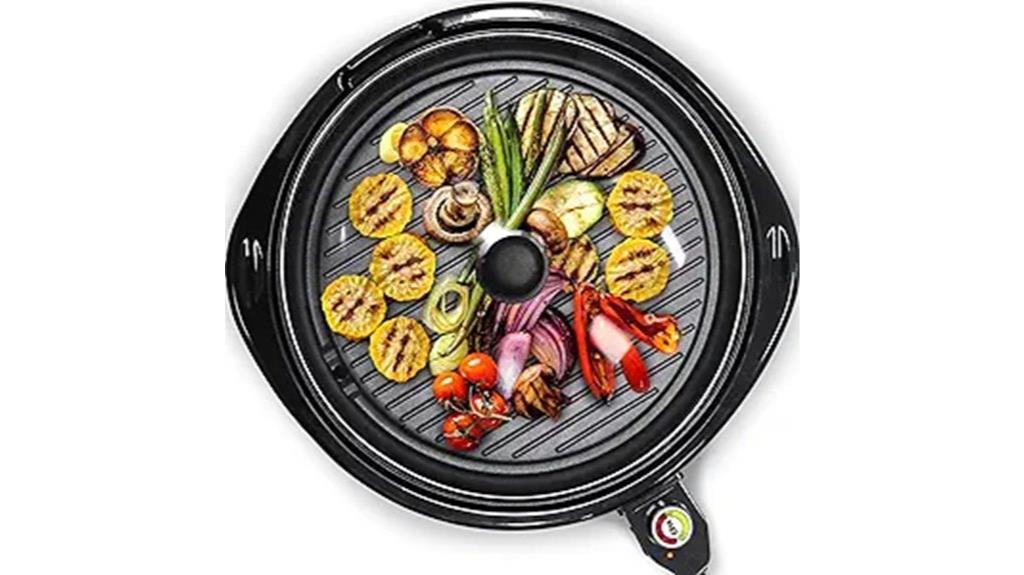 electric smokeless tabletop grill