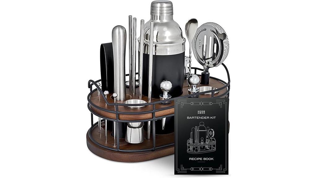 elegant 22 piece bartender set