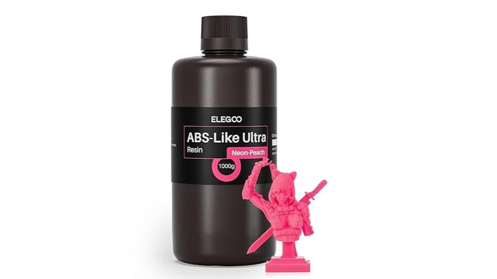 elegoo neon peach resin