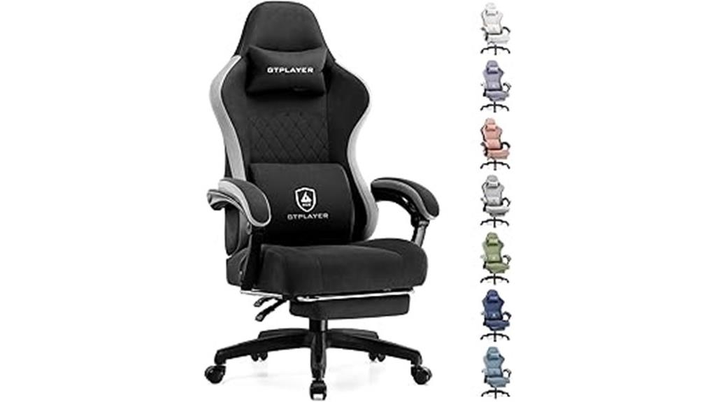 ergonomic gaming chair features