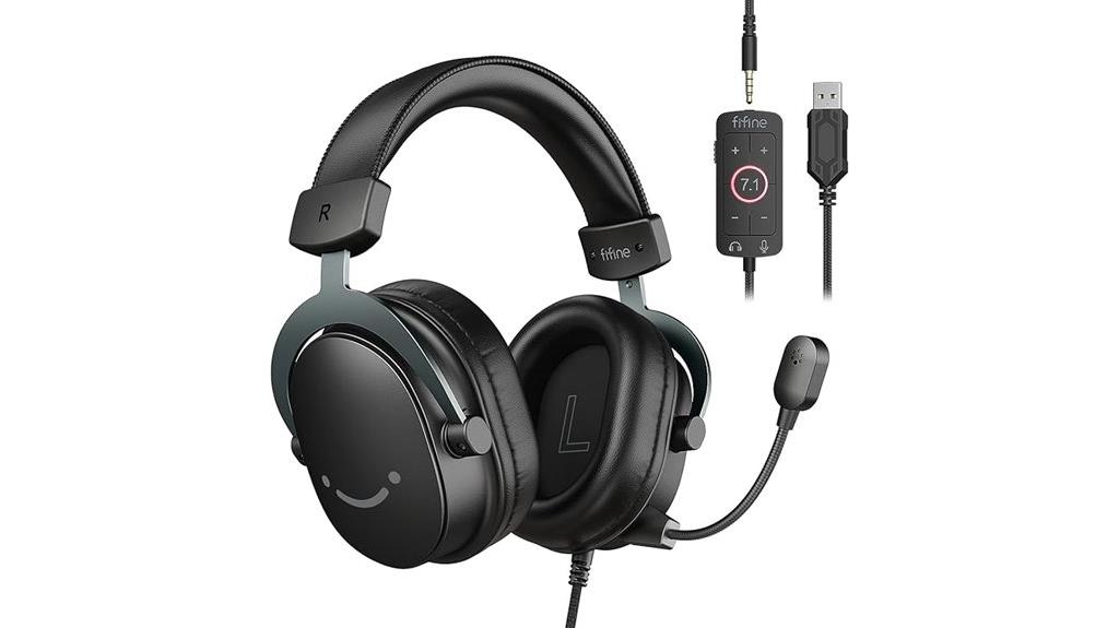 fifine gaming headset with surround